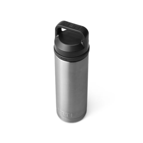 YETI Rambler Bottle Chug, Vaccum Insulated Stainless Steel Bottle with Leakproof Chug Cap, Stainless Steel, 18 oz (532 ml) - Image 3
