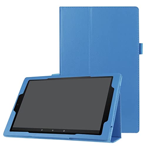 ^ubgPCP[X Kindle Firê߂̃eNX`U[^ubgP[X HD7i2015/2017jXȐ܂肽݃X^htHIveN^[ϏՌh~??obNJo[ obNP[XJo[ (Color : Light blue)