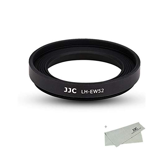 Image of JJC Metal Screw-in Lens Hood Shade, Compatible with Canon RF 35mm f1.8 Macro IS STM Lens, EW52 Replacement