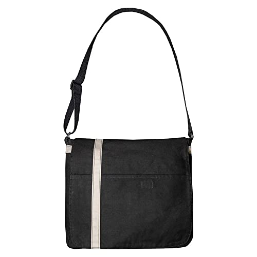 Tag&Crew Shoulder Bag Retro Canvas Unisex Lightweight Long Strap Crossbody Travel Urban Messenger Bag