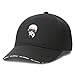 KARL LAGERFELD Paris Women's Tape Brim Karl Character Head Logo Cap, Black_logotape