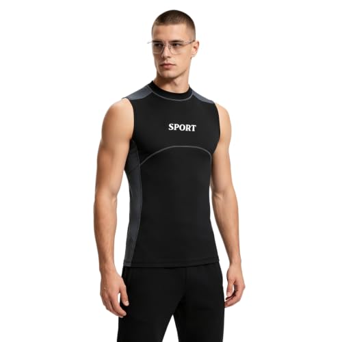 Jhaoyu Chaleco Hombre Traje de Neopreno para Natación, Snorkeling y Buceo con Cremallera Frontal miniatura 1