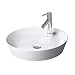 Produktbild Duravit Aufsatzbecken Cape Cod 480 mm mit Armatureninsel, ohne Überlauf, weiß, 2328480000
