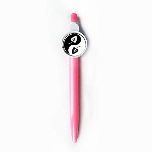 Stylo bouddhiste Yin-yang DIYthinker rétractable bleu pour en finir avec les ratures