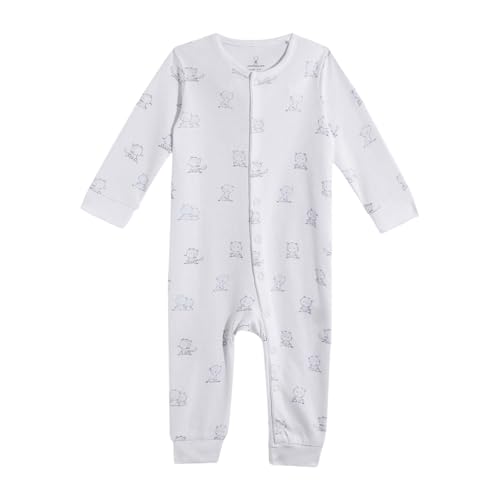 Image of Mothercare Baby Romper Sleepsuit Autumn Print Full Sleeve Pink