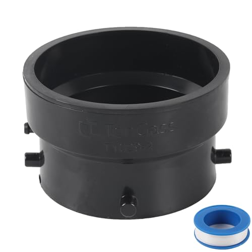 Image of TonGass T1029-2 RV Sewer Termination Adapter with Thread Seal Tape