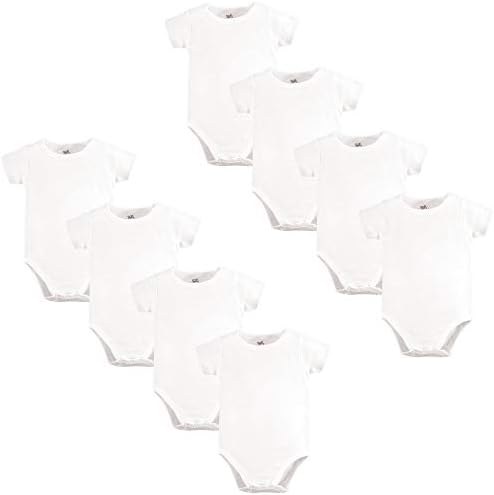 Touched by Nature Unisex Baby Organic Cotton Bodysuits, 8 Pack image 4