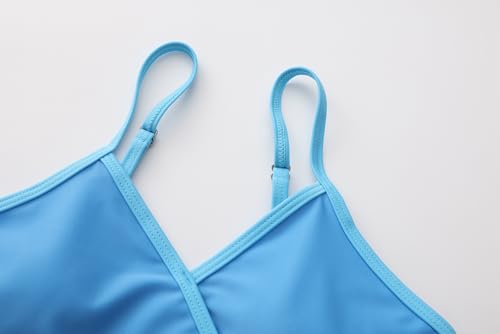 Image of Girls 3 Piece Bikini Bathing Suit Teen Girls Swimwear Sport Swimsuits with Shorts 9-16T