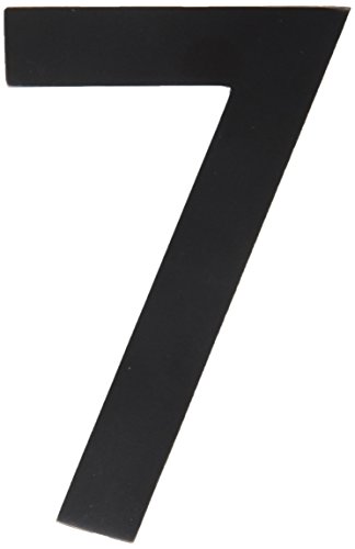 ARCHITECTURAL MAILBOXES 3585DC-7 Numéro de maison flottante en laiton massif, cuivre vieilli foncé, 12,7 cm Cover