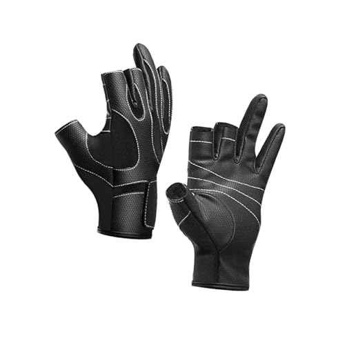 Gants de cyclisme antidérapants à trois doigts pour le vélo et plein air