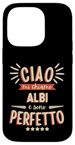 Albi Alberto Idea Regalo Personalizzata Nome Divertente �X�}�z�P�[�X iPhone 14 Pro �p