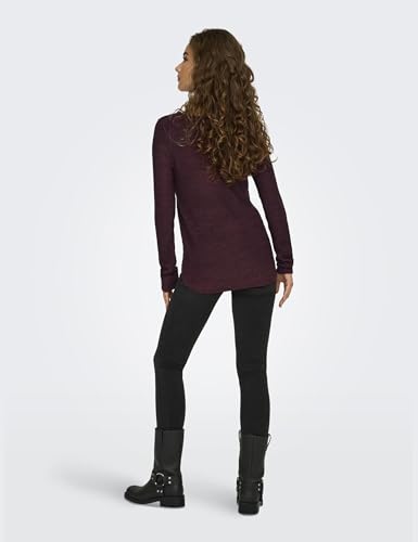 ONLY Pullover Damen Strickpullover Langarm 4
