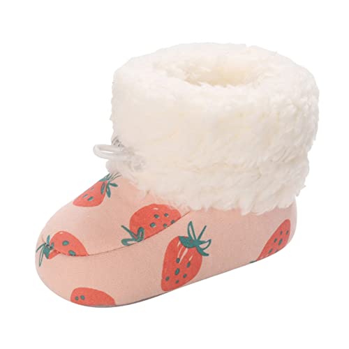 sfdgfhyf Toddler Outdoor Boots Winter Children Baby Boots For Boys And Girls High Top Cotton Wool Warm Comfortable Cute