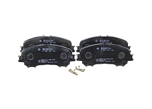 Bosch BP1735 - Plaquettes de Frein Avant pour Voiture - Qualité Bosch - Réduction du Bruit et de la Poussière - Certifié ECE-R90 - Sans Cuivre - Jeu de 4 Plaquettes