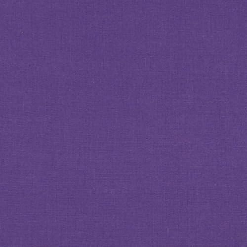 Image of Wooden Modern Upholstered Queen Size Bed for Bedroom | Wooden Double Bed Without Storage | Platform Cot Upholstered Bed with Upholstery Fabric | 6.5 x 6 Ft | Purple