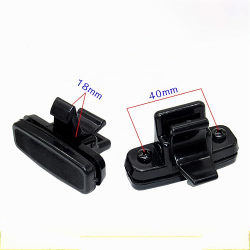 Miniatura 2 de Lichifit 2pcs Hebilla De Ventana Cabina Puerta Ventana Cerradura Excavadora Vidrio Snap Lock Reemplazo Para Kubota 155 161 163 165 Excavadora