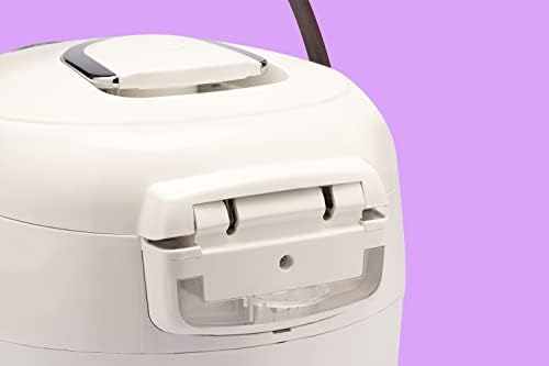 Reishunger Digital Rice Cooker and Steamer in White with Keep Warm Function & Timer - Incl. Premium Inner Pot - Multi Cooker with 12 Programmes & 7-Phase Technology - 1-8 Persons
