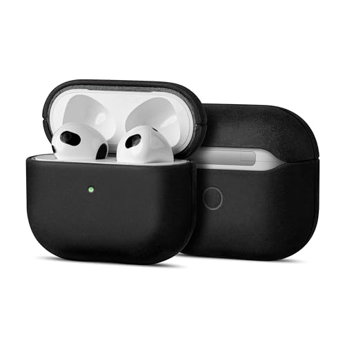Étui en cuir AirPods 3 Maogoam en vachette véritable Crazy Horse fait main