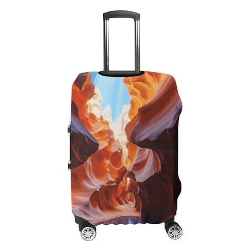 Carry on Luggage Cover Antelope Canyon Suitcase Covers for Luggages Tsa Approved Travel Luggage Sleeve Protector Elastic Suitcase Protector Anti-Scratch Washable Fits 19-30 Inch Case -L4