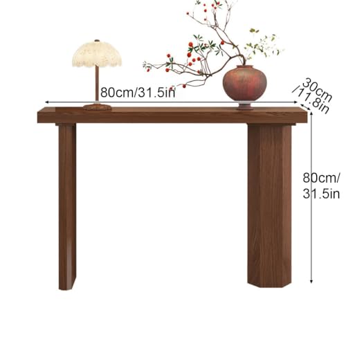 Mesa Entrada Madera Maciza para Decorar Recibidores Modernos y Pasillos 3