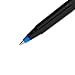 uniball ROLLER BALL PEN, STICK, FINE 0.7 MM, BLUE INK, BLACK MATTE BARREL, DOZEN