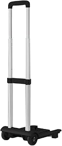 Portable 2-Wheel Luggage Cart,Compact Foldable Hand Truck Dolly for Airport Travel Moving and Shopping