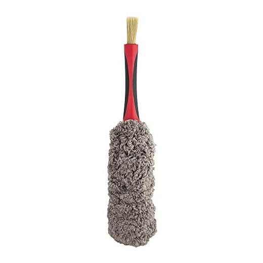 Barrett-Jackson Microfiber Duster & Detail Brush with Soft Grip Handle
