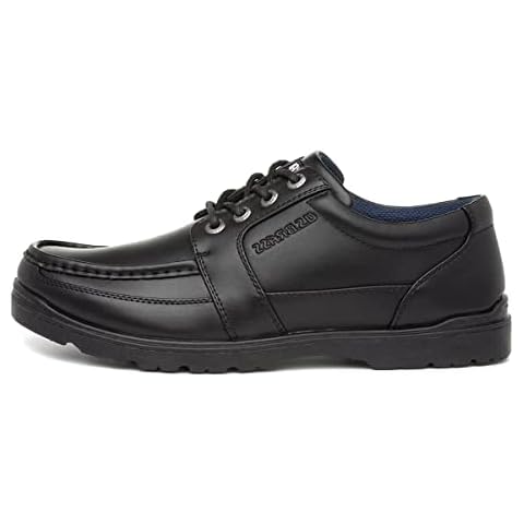 US Brass Men's Black Lace Up Smart Shoe Cover