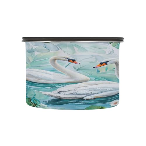 Contenedor de café al vacío Qilmy Swan 17oz acero inoxidable