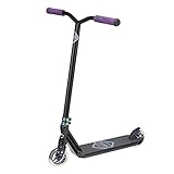 Fuzion Z300 Pro Trick Scooter - Durable Freestyle Kick Scooter for Kids, Teens, and Adults (Black/Gold)