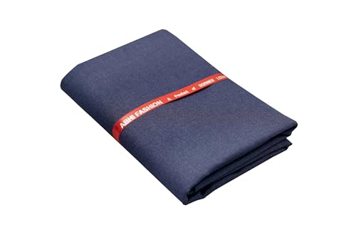 Image of Abhi Fashion Men's Cotton Feel Blend Formal Unstitched Combo Trouser Fabric For Men (Pack Of 2)
