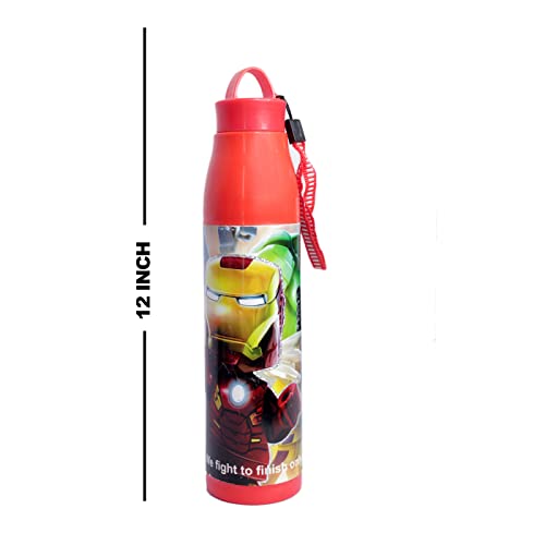 Image of EKAN 3 in 1 Motivational Water Bottles Set 2000 ml, 900 ml, 300 ml Large Capacity Sipper Bottles for School, Office, Home and Gym Use Leak-proof BPA-Free Water Bottles (Multicolor)