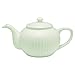 GreenGate Dzbanek do herbaty - Alice Pale Green