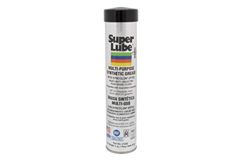 Super Lube 21036 Synthetic Grease (NLGI 2), 3 oz Cartridge, Translucent White, 1 pack #1