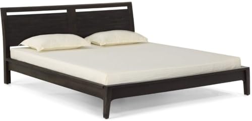 Image of Bed Solid Sheesham Wood for Your Bedroom | Solid Wood King Bed (Finish - Dark Walnut Finish, Delivery Condition - DIY(Do-It-Yourself))