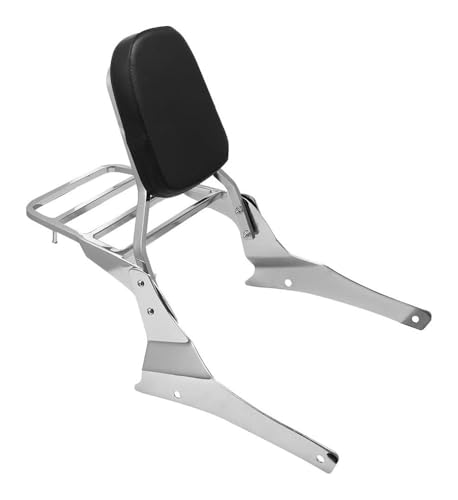 Dossier passager moto argenté pour Intruder et Volusia VL800 Boulevard C50