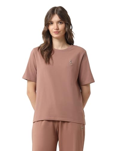 Image of U.S. Polo Assn. Women's Solid Loose Fit T-Shirt