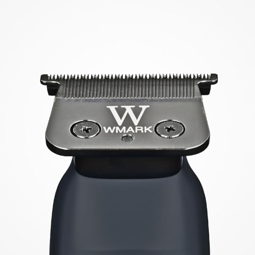 Image of WMARK NG-1205 Rechargeable Detail Trimmer, 9CR18 Stainless Steel Blade, 7000RPM Motor, 1200mAh Battery, USB-C Charging, Professional Cordless Trimmer runtime 180 min Black