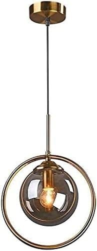 Lustre de bar en verre E14 luminaire haut de gamme suspension contemporaine pour comptoir