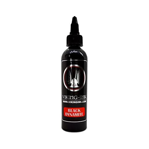 Tinta para Tatuaje Viking Ink Black Dynamite 120ml Cover
