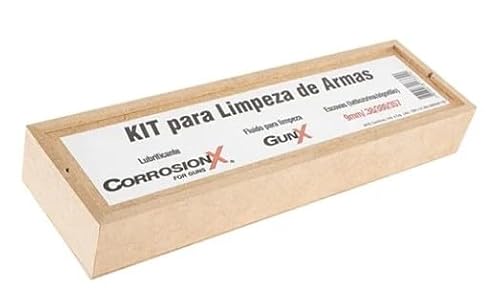 KIT DE LIMPEZA ARMAS CURTAS (9MM/380/38/357)