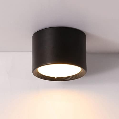 12W Modern LED Ceiling Spotlight, Adjustable Mounted Downlight & Picture Lights for Gallery, Hallway & Corridor, Mini Accent Lighting, Warm White 3000K
