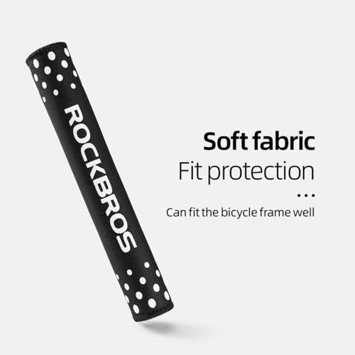ROCKBROS Protector para Cadena de Bicicleta 2PCS, Cubierta de Cadena con Hook and Loop, Tela Lavable y Removible para MTB y Bicicletas de Ruta miniatura 4