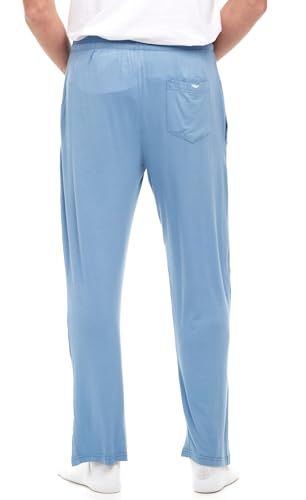 AMERICAN HEAVEN Mens 3 Pack Drawstring & Pockets Pajama Pants | Ultra Soft Lounge Sleep Pj Yoga Bottoms3