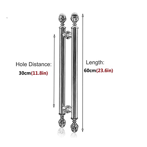 Poignée de porte en verre double face : fixations stables sans jeu pour menuiserie - 4