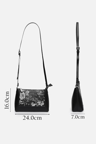 Image of Allen Solly Womens Floral black Sling Bag
