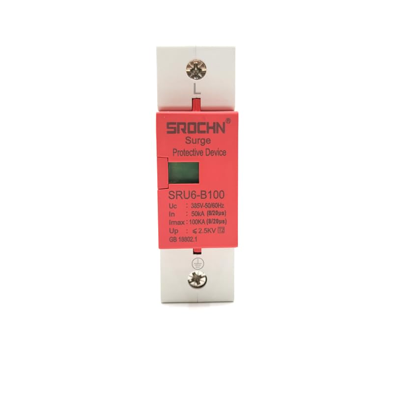 Interruttore Magnetotermico Differenziale AC SPD 1P 2P 3P 4P 20-100 KA 220V 385V Dispositivo Di Protezione Contro I Fulmini For La Casa A Bassa Tensione OEM Fabbrica(4P,80KA)