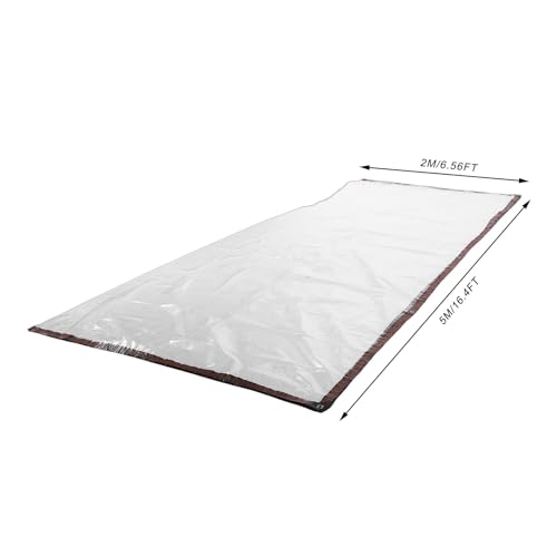 Couverture imperméable jardin PE bâche transparente résistante pour serre patio