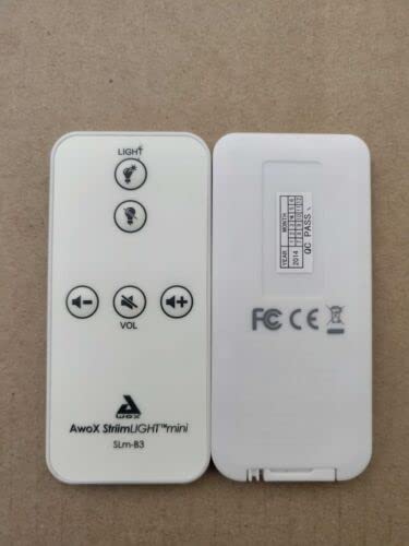 Replacement Remote Control Work for TV/Audio/Projector 0rigjnal for AwoX StriimLIGHT Mimi SLm-B3 for