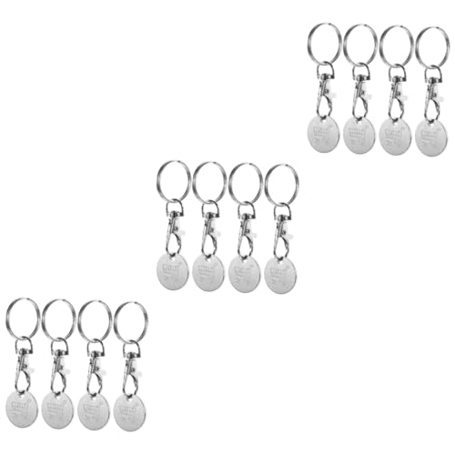 Tofficu 3 Juegos Fichas De Compras Llavero Pequeño De Cuarto Removedor De Carro Portátil Moneda Desbloqueo Carrito Supermercado Abrebotellas Cartera Accesorio Carro Llavero Token 4 Uds * 3